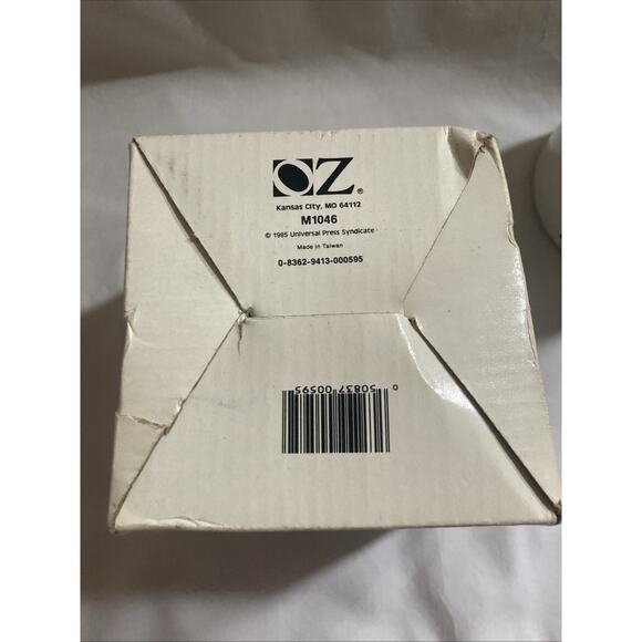 The Far Side Angel Wish I'd Brought A Magazine Mug Gary Larson 1985 With Box - Picture 3 of 7